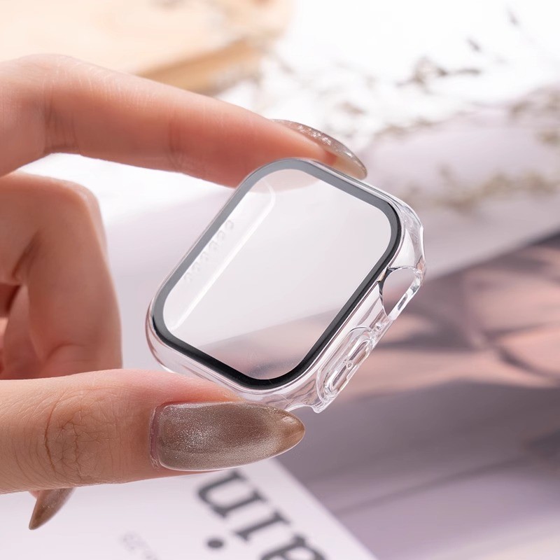 3 パックガラス + カバー Apple Watch ケース - Smartwatch Watch Accessories For Women のレビューと価格