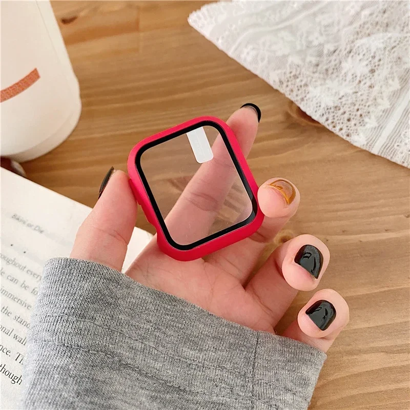 3 パックガラス + カバー Apple Watch ケース - Smartwatch Watch Accessories For Women のレビューと価格