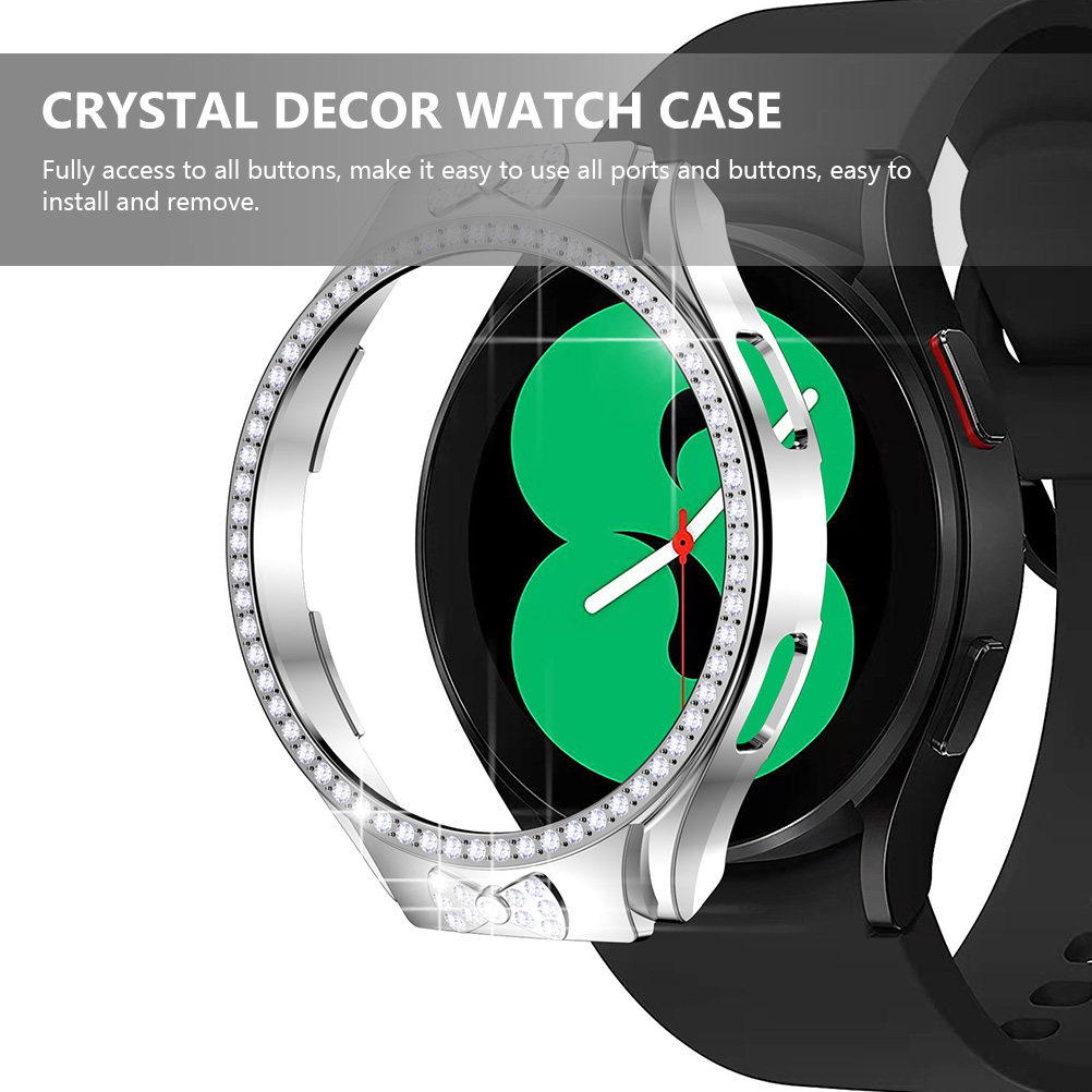 光沢のあるグリッターウォッチケース、中空プロテクター用クリス - Smartwatch Case のレビューと価格
