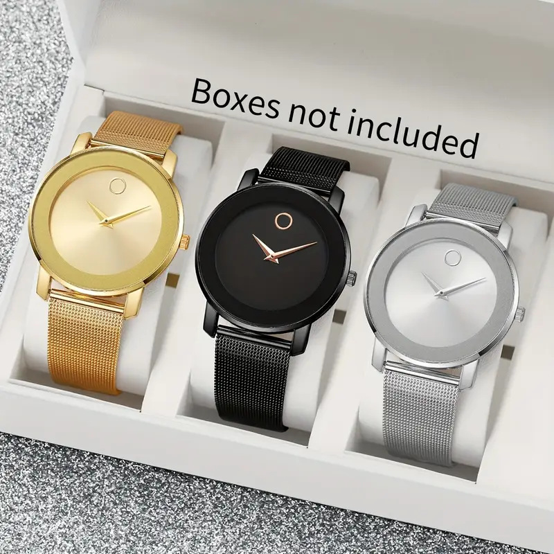 新しい超薄型メッシュバンドメンズ腕時計、ファッションミニマリ - Smartwatch Touch のレビューと価格