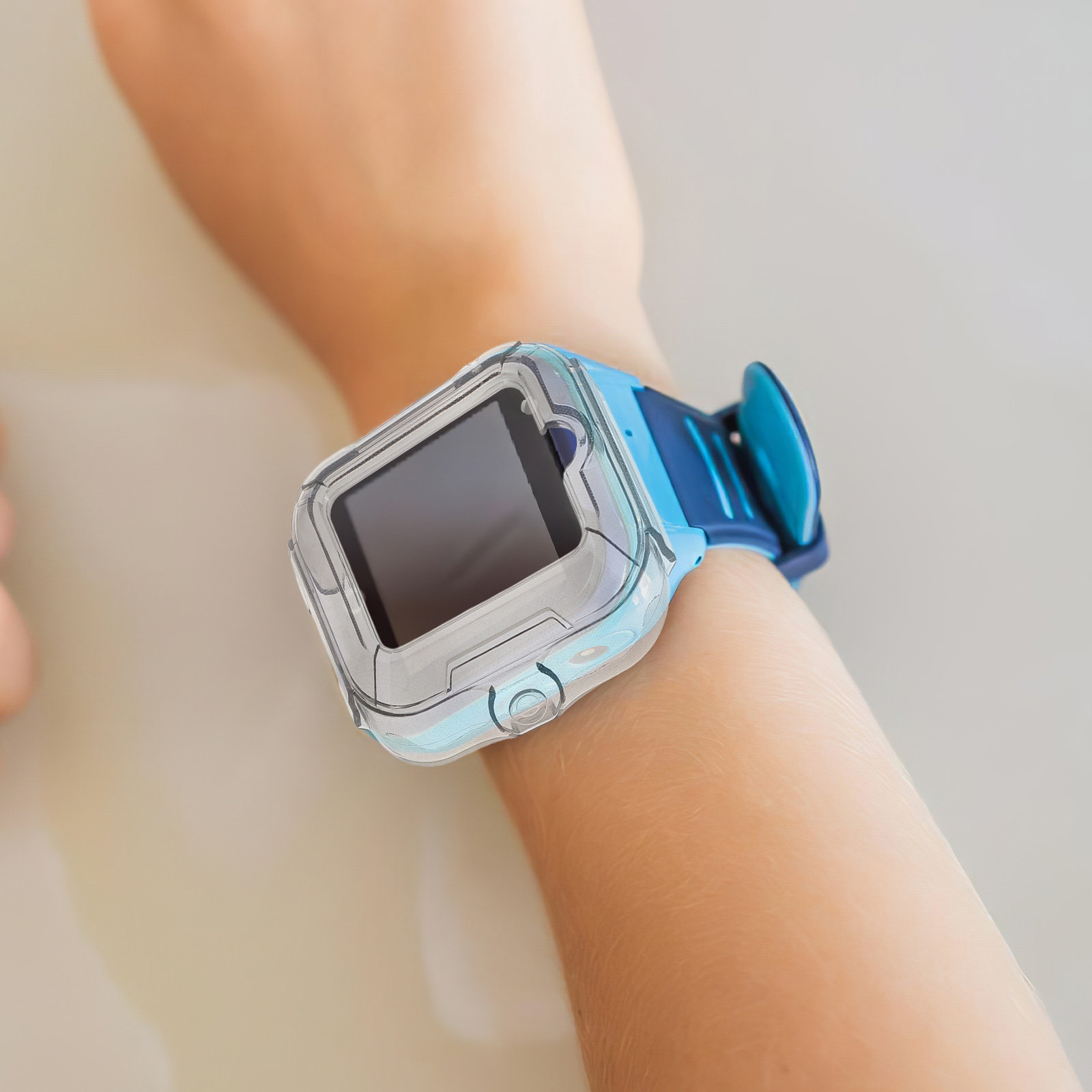 Tpu キッズウォッチバンパープロテクター ハーフラップケー - Smartwatch Case のレビューと価格