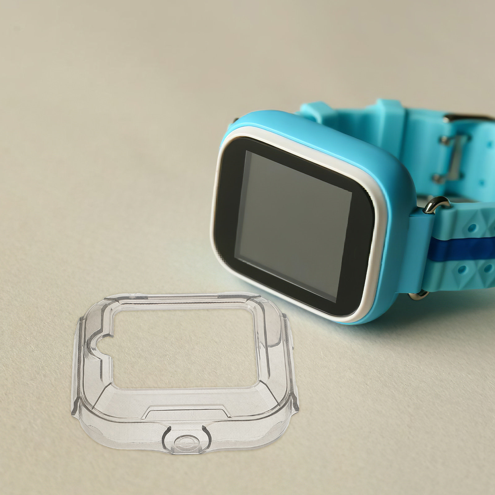 Tpu キッズウォッチバンパープロテクター ハーフラップケー - Smartwatch Case のレビューと価格
