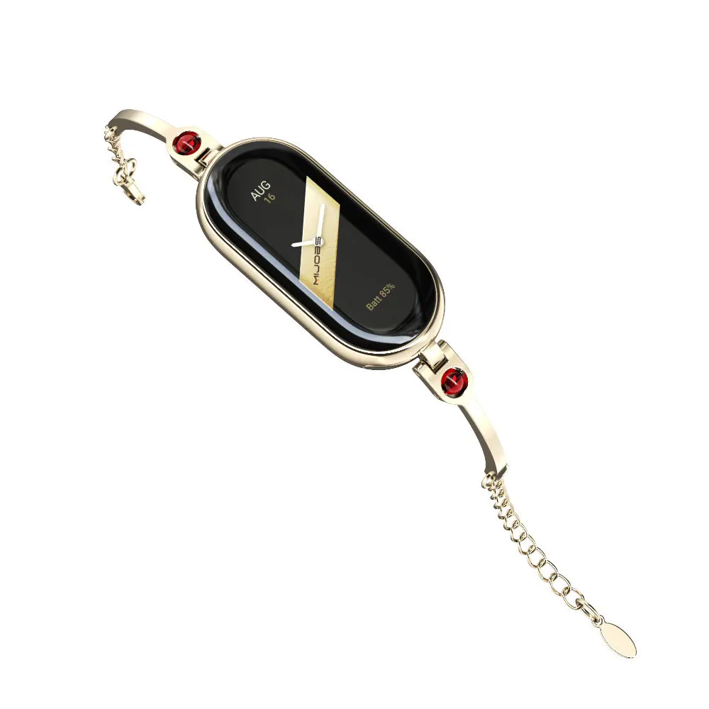 Xiaomi Mi Band 8用ステンレススチール交換スト - Smartwatch Watch Accessories For Women のレビューと価格