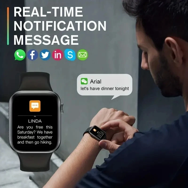 2025 新しいスマートウォッチ男性 Android IOS - Smartwatch Instagram のレビューと価格