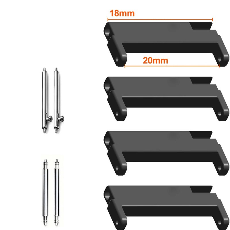 ユニバーサル 18mm から 20mm のレイズドヘッドアダ - Watch Band Connector のレビューと価格