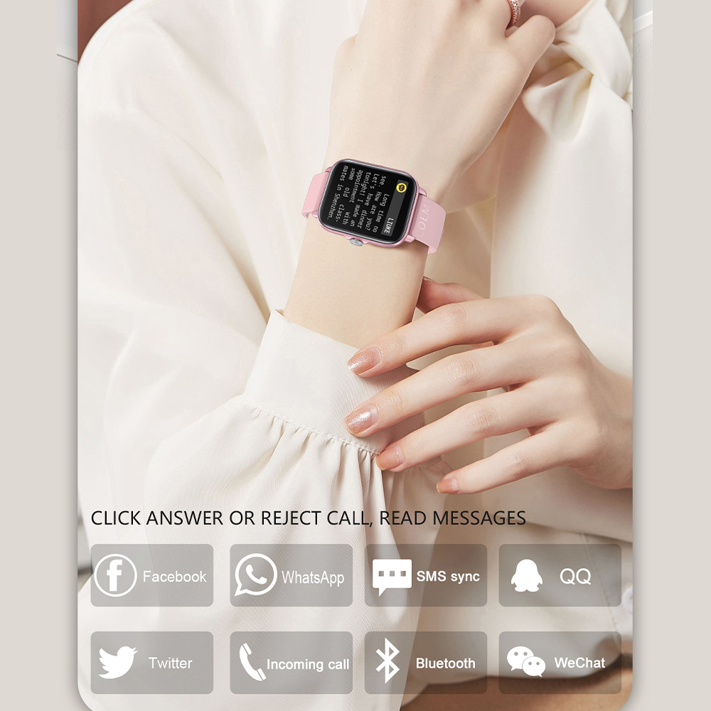 COLMI P28 プラス Bluetooth 応答通話スマ - Smartwatch Face のレビューと価格