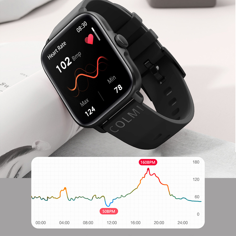 COLMI P28 プラス Bluetooth 応答通話スマ - Smartwatch Face のレビューと価格